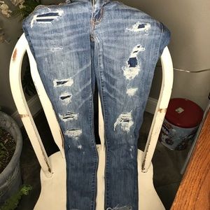 american eagle super low jeggings